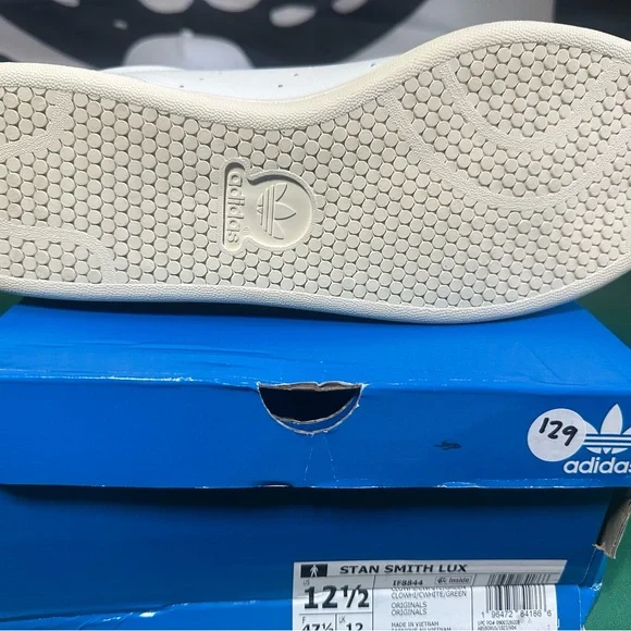 Adidas Stan Smith Lux White Sneakers - Picture 5 of 6